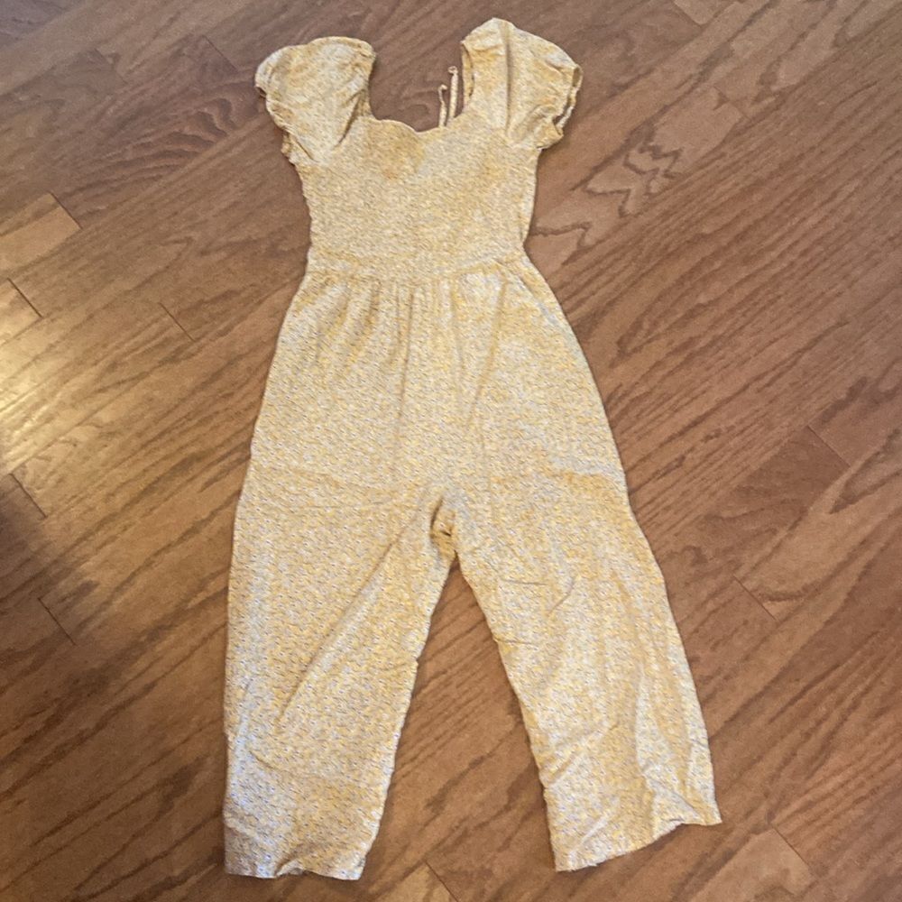 June & Hudson romper, yellow, white, black and copper size medium - Picture 9 of 11